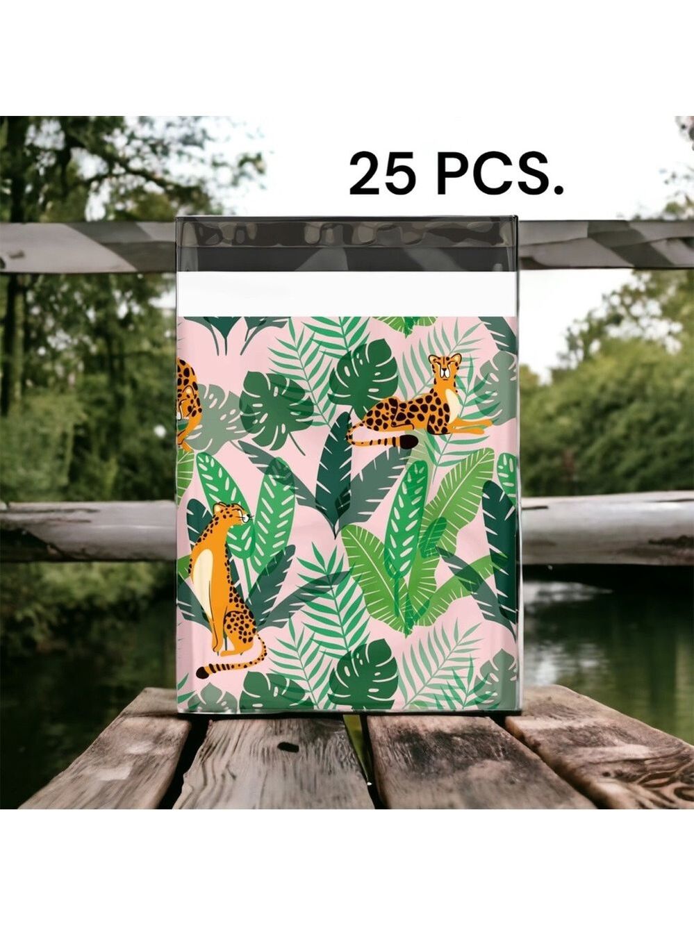 25 10X13 Poly Mailers, Cheetahs, Shipping Envelopes PRICE IS FIRM - Picture 6 of 9
